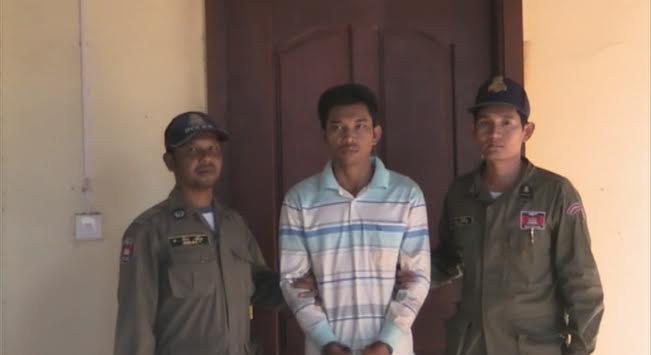 ជនដៃដល់ ក្នុងអំពើឃាតកម្ម ដែលបានប្រើ កាំបិតកាប់ ជនរងគ្រោះ ចំកស្លាប់ ត្រូវបាន សមត្ថកិច្ច ចាប់ខ្លួន តាមផ្លូវច្បាប់